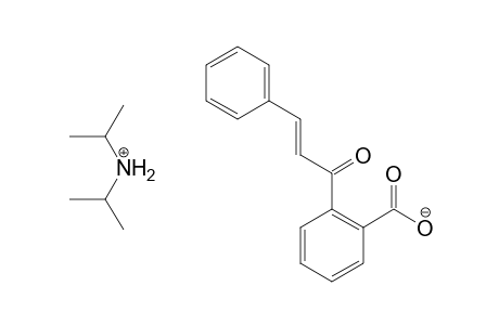 Benzoic acid, 2-(1-oxo-3-phenyl-2-propenyl)-, diisopropyl-ammonium salt
