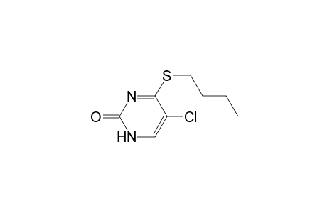 2(1H)-Pyrimidinone, 4-(butylthio)-5-chloro-
