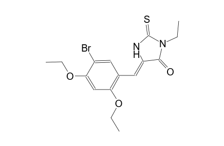 (5Z)-5-(5-bromo-2,4-diethoxybenzylidene)-3-ethyl-2-thioxo-4-imidazolidinone