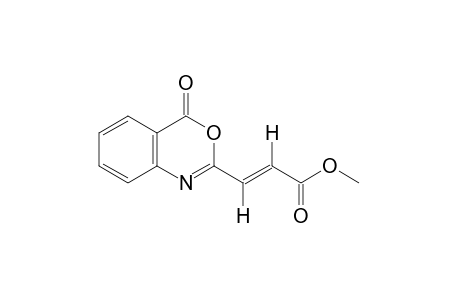 trans-4-oxo-4H-3,1-benzoxazine-2-acrylic acid, methyl ester