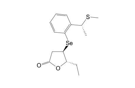 (4R,5S)-5-Ethyl-4-{2-[(1S)-1-(methylthio)ethyl]phenylselenenyl}dihydrofuran-2-(3H)-one