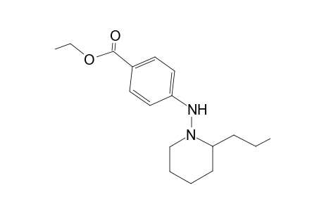 4-[(2-propyl-1-piperidinyl)amino]benzoic acid ethyl ester