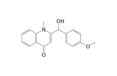 2-(.alpha.-Hydroxy-4-methoxybenzyl)-1-methyl-4-quinolone