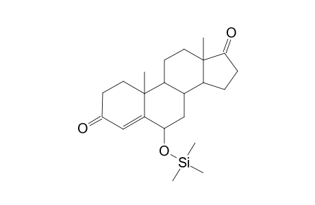 Androst-4-ene-3,17-dione, 6-[(trimethylsilyl)oxy]-, (6.beta.)-