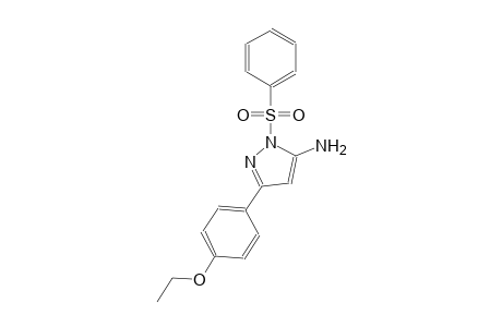 1H-pyrazol-5-amine, 3-(4-ethoxyphenyl)-1-(phenylsulfonyl)-