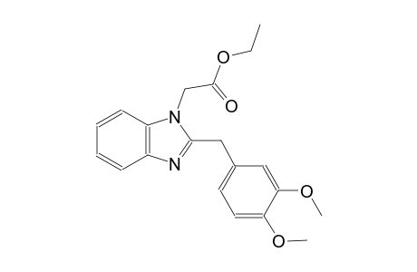 1H-benzimidazole-1-acetic acid, 2-[(3,4-dimethoxyphenyl)methyl]-, ethyl ester