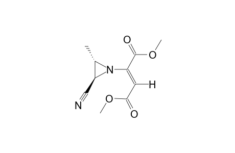 (S*,R*)-Z-3-METHYL-ALPHA',BETA'-METHOXYCARBONYL-2-CYANO-N-VINYL-AZIRIDINE