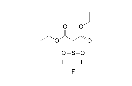 Diethyl (trifluoromethylsulphonyl)malonate