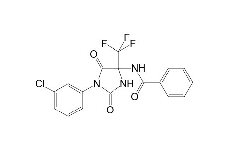 Benzamide, N-[1-(3-chlorophenyl)-2,5-dioxo-4-trifluoromethylimidazolidin-4-yl]-