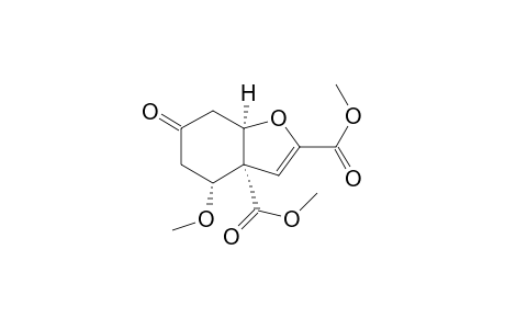 2,3a(4H)-Benzofurandicarboxylic acid, 5,6,7,7a-tetrahydro-4-methoxy-6-oxo-, dimethyl ester, (3a.alpha.,4.alpha.,7a.alpha.)-