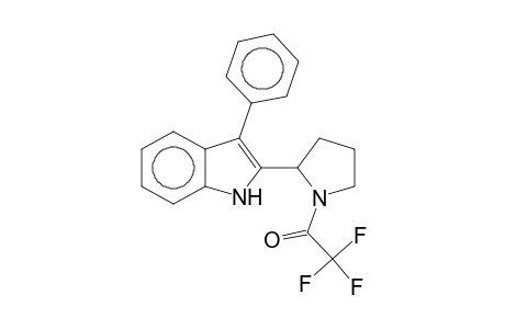 1H-Indole, 3-phenyl-2-(1'-trifluoroacetylpyrrolidin-2'-yl)-