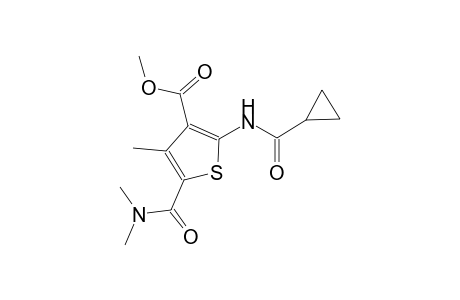 methyl 2-[(cyclopropylcarbonyl)amino]-5-[(dimethylamino)carbonyl]-4-methyl-3-thiophenecarboxylate