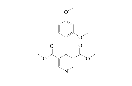 4-(2,4-Dimethoxy-phenyl)-1-methyl-1,4-dihydro-pyridine-3,5-dicarboxylic acid dimethyl ester