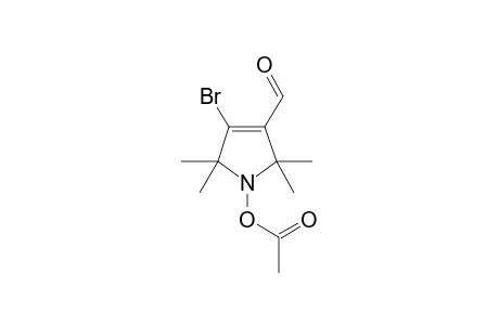 3-Bromo-4-formyl-2,2,5,5-tetramethyl-2,5-dihydro-1H-pyrrol-1-yl acetate