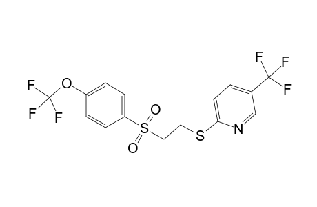 Pyridine, 2-[2-(4-trifluoromethoxyphenylsulfonyl)ethylthio]-5-trifluoromethyl-