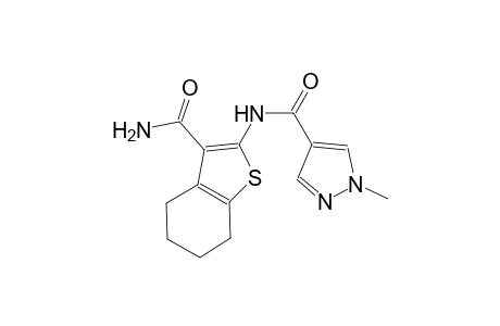 N-[3-(aminocarbonyl)-4,5,6,7-tetrahydro-1-benzothien-2-yl]-1-methyl-1H-pyrazole-4-carboxamide