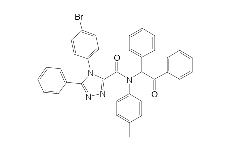 4H-1,2,4-Triazole-3-carboxamide, 4-(4-bromophenyl)-N-(4-methylphenyl)-N-(2-oxo-1,2-diphenylethyl)-5-phenyl-