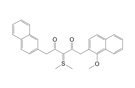 3-Dimethylsulfuranylidene-1-(1-methoxy-2-naphthyl)-5-(2-naphthyl)pentane-2,4-dione
