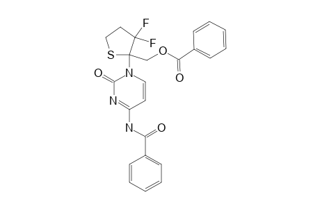 4-BENZOYLAMINO-1-[3,3-DIFLUORO-2-(BENZOYLOXY)-METHYL-TETRAHYDRO-THIOPHEN-2-YL]-1H-PYRIMIDIN-2-ONE