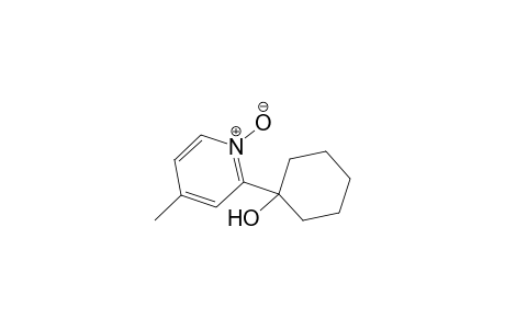 Cyclohexanol, 1-(4-methyl-2-pyridinyl)-, N-oxide