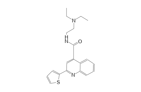 N-[2-(diethylamino)ethyl]-2-(2-thienyl)-4-quinolinecarboxamide