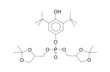 BIS(1,2-O-ISOPROPYLIDENE-RAC-GLYCERO-3)-(4-HYDROXY-3,5-DI-TERT-BUTYLPHENYL)PHOSPHATE (DIASTEREOMER MIXTURE)