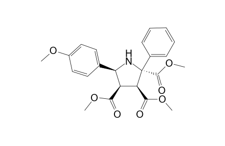 Trimethyl t-5-(4-methoxyphenyl)-2-phenylpyrrolidine-r-2,t-3,t-4-tricarboxylate