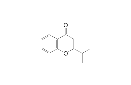 4H-1-Benzopyran-4-one, 2,3-dihydro-5-methyl-2-(1-methylethyl)-