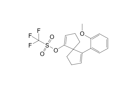 Trifluoromethanesulfonic acid 6-(2-Methoxyphenyl)spiro[4.4]nona-1,6-dien-1-yl ester