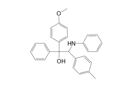 {.alpha.-[p-Methyl-.alpha.-(phenylamino)benzyl]-.alpha-(p-methoxyphenyl}benzylalcohol