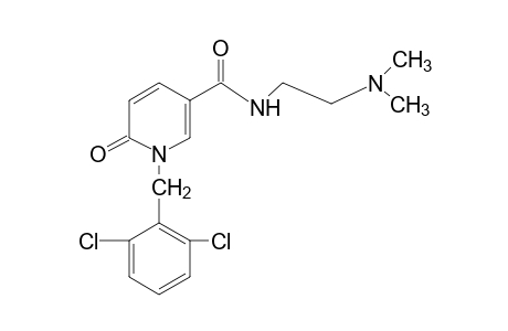 1-(2,6-DICHLOROBENZYL)-1,6-DIHYDRO-N-[2-(DIMETHYLAMINO)ETHYL]-6-OXONICOTINAMIDE