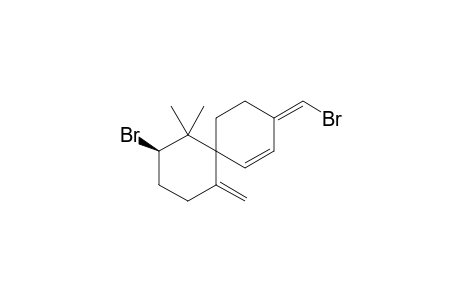 (2R*,9Z)-2-Bromo-9-(bromomethylidene)-1,1-dimethyl-5-methylene-spiro[5.5]undec-7-ene