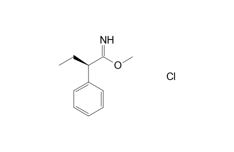 Methyl (2R)2-phenylbuturimidate hydrochloride