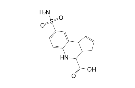 8-Sulfamoyl-3a,4,5,9b-tetrahydro-3H-cyclopenta[c]quinoline-4-carboxylic acid