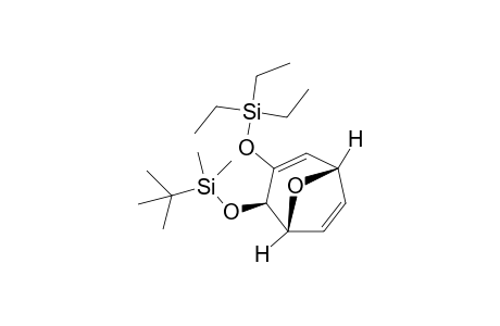 tert-Butyl-dimethyl-[[(1S,4R,5R)-3-triethylsilyloxy-8-oxabicyclo[3.2.1]octa-2,6-dien-4-yl]oxy]silane