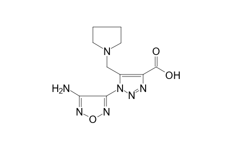 1H-[1,2,3]Triazole-4-carboxylic acid, 1-(4-aminofurazan-3-yl)-5-pyrrolidin-1-ylmethyl-