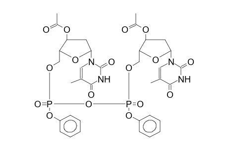 P,P'-DIPHENYL-P,P'-BIS(3'-O-ACETYLDEOXYTHYMIDIN-5'-YL)PYROPHOSPHATE(DIASTEREOMER MIXTURE)