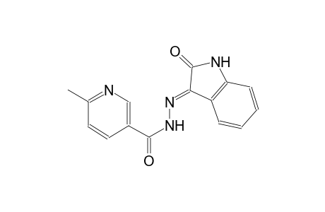6-methyl-N'-[(3E)-2-oxo-1,2-dihydro-3H-indol-3-ylidene]nicotinohydrazide