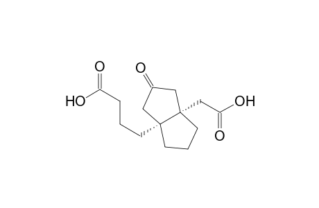 cis-5-(carboxymethyl)-3-oxobicyclo[3.3.0]octane-1-butanoic acid