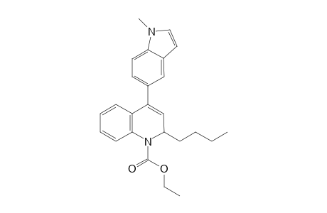 Ethyl 2-butyl-4-(1-methyl-1H-indol-5-yl)quinoline-1(2H)-carboxylate