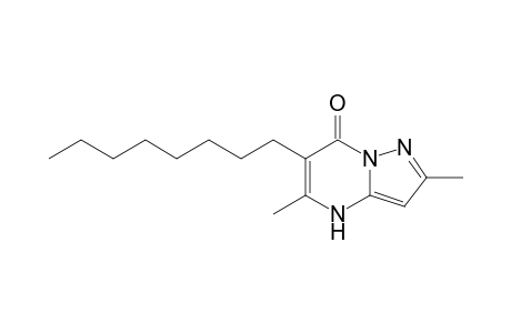 Pyrazolo[1,5-a]pyrimidin-7-ol, 2,5-dimethyl-6-octyl-