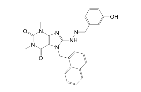 3-hydroxybenzaldehyde [1,3-dimethyl-7-(1-naphthylmethyl)-2,6-dioxo-2,3,6,7-tetrahydro-1H-purin-8-yl]hydrazone