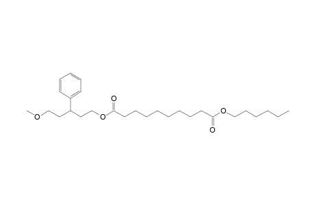 Sebacic acid, hexyl 5-methoxy-3-phenylpentyl ester