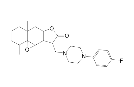 2H-benzo[f]oxireno[2,3-e]benzofuran-8(9H)-one, 9-[[4-(4-fluorophenyl)-1-piperazinyl]methyl]octahydro-2,5a-dimethyl-