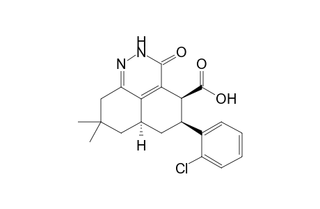 9H-4-Carboxy-8,8-dimethyl-5-(2-chlorophenyl)4(S),5(S),6,6a(S),7,8-hexahydro-1,2-diazaphenalen-3-one