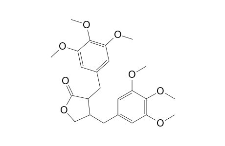 3,4-Bis(3,4,5-trimethoxybenzyl)tetrahydrofuran-2-one