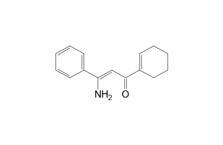 3-amino-1-(1-cyclohexen-1-yl)-3-phenyl-2-propen-1-one