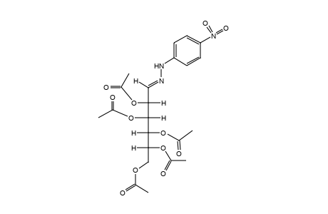 D-MANNOSE, p-NITROPHENYLHYDRAZONE, PENTAACETATE