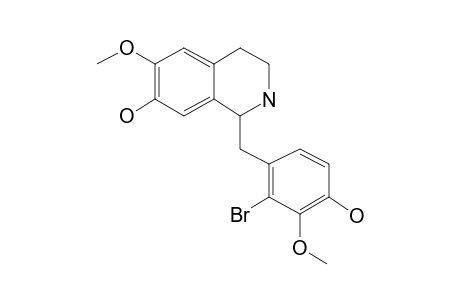 (+)-norreticuline, 6'-bromo-