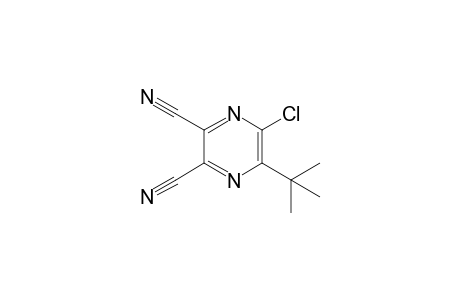 5-tert-butyl-6-chloranyl-pyrazine-2,3-dicarbonitrile